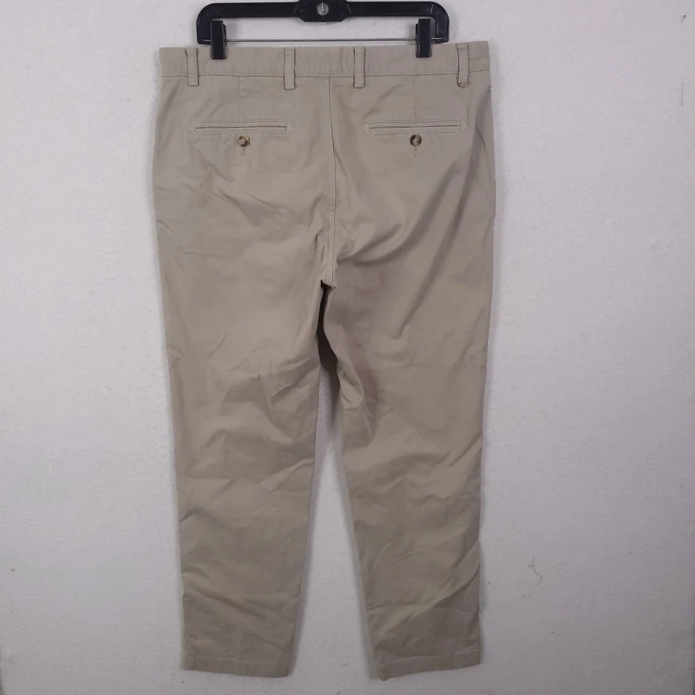 SPOKE Chinos Mens 35x29 Khaki Tan Build B Cotton Stretch Trousers